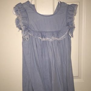 Blue Ruffle Dress